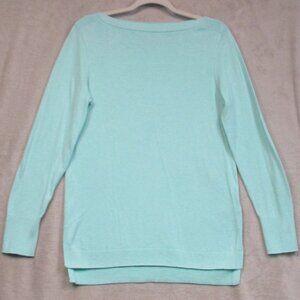 J. Crew Sweater Womens S Small Mint Green Boat Neck Lightweight